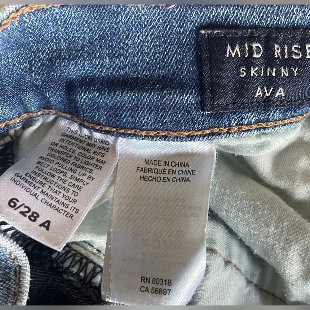 Lucky Brand bestselling Ava Mid Rise jeans -Women’s Size 6 - Picture 10 of 12